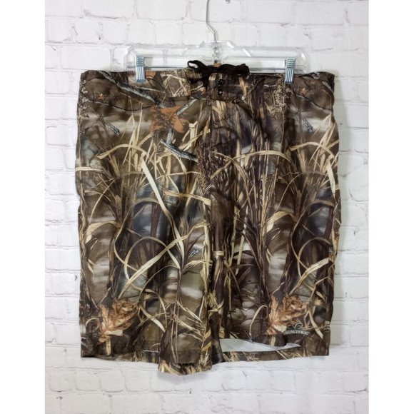 Camo Swim Realtree Sz 2xl Mens Shorts Camouflage Max 4 Hd Camo